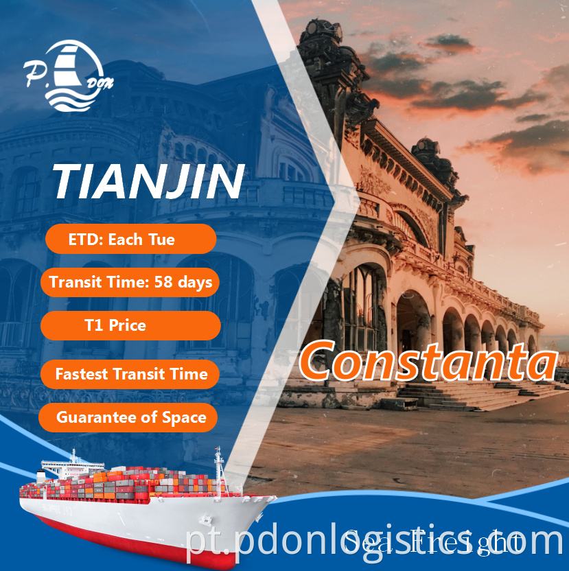 Sea Freight From Tianjin To Constanta